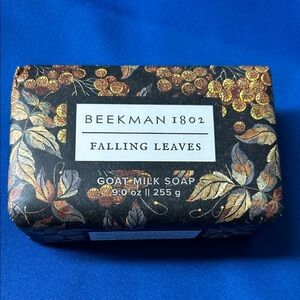 🖤NEW🔺Beekman 1802 FALLING LEAVES Goat Milk Bar Soap 255 g / 9.0 oz